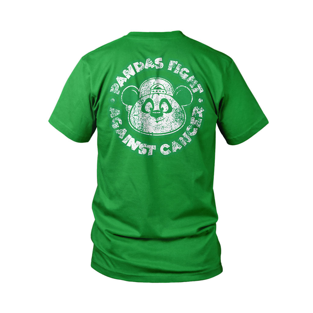 Pandas Fight Drop Kick Cancer Tshirt