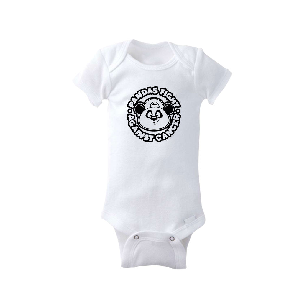 Pandas Fight Baby Onesie