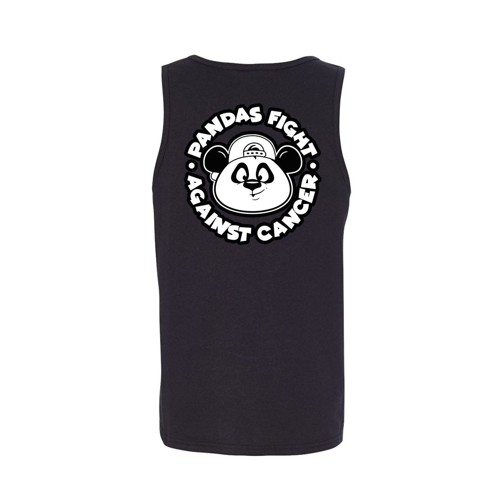 Pandas Fight Believe In The Cause Tank Top - Black