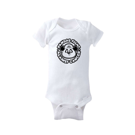 Pandas Fight Baby Onesie