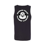 Pandas Fight Believe In The Cause Tank Top - Black