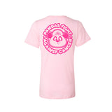 Pandas Wear Pink Ladies V-neck Triblend - CLEARANCE